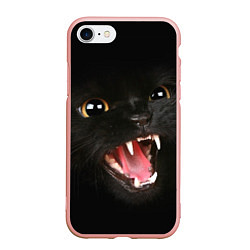 Чехол iPhone 7/8 матовый Черный кот