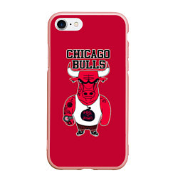 Чехол iPhone 7/8 матовый Chicago bulls