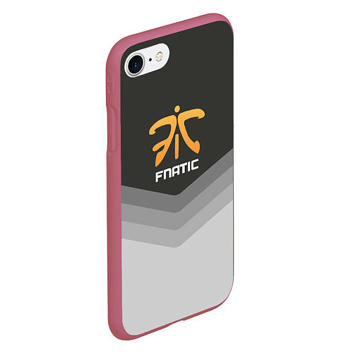 Чехол iPhone 7/8 матовый Fnatic Uniform / 3D-Малиновый – фото 2