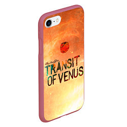 Чехол iPhone 7/8 матовый TDG: Transin of Venus, цвет: 3D-малиновый — фото 2