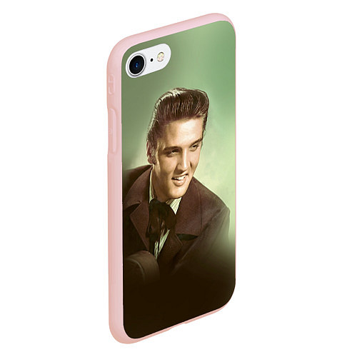 Чехол iPhone 7/8 матовый Elvis Young / 3D-Светло-розовый – фото 2