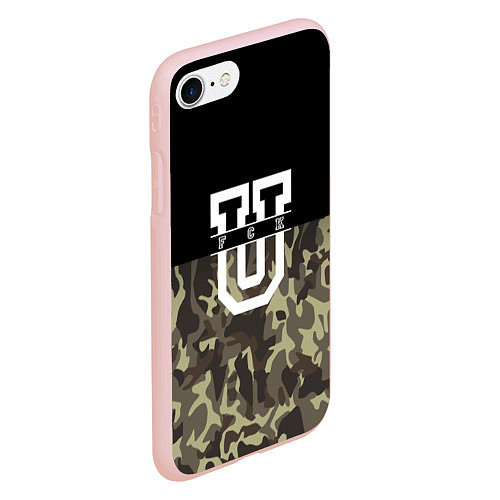 Чехол iPhone 7/8 матовый FCK U: Camo / 3D-Светло-розовый – фото 2