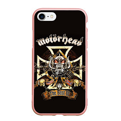 Чехол iPhone 7/8 матовый Motorhead: The best of, цвет: 3D-светло-розовый