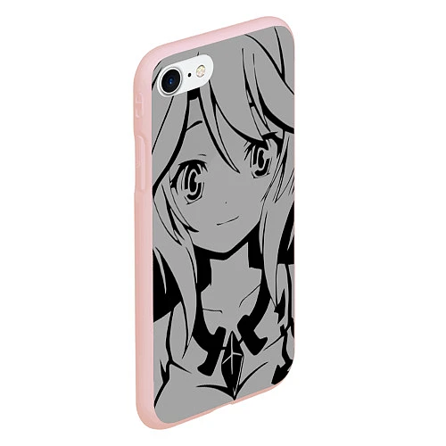 Чехол iPhone 7/8 матовый No Game No Life / 3D-Светло-розовый – фото 2