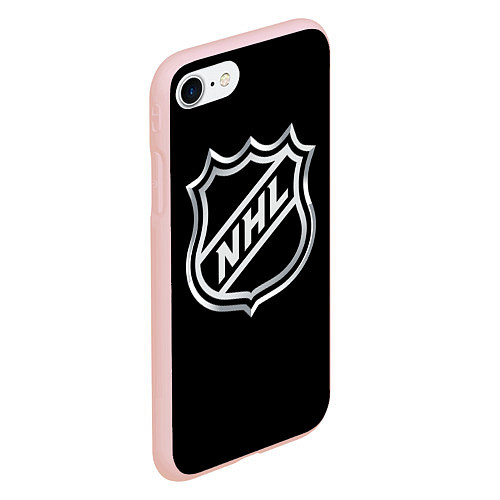 Чехол iPhone 7/8 матовый NHL / 3D-Светло-розовый – фото 2