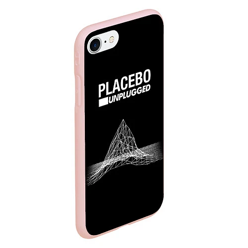 Чехол iPhone 7/8 матовый Placebo: Unplugged / 3D-Светло-розовый – фото 2