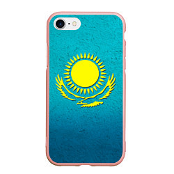 Чехол iPhone 7/8 матовый Флаг Казахстана