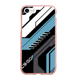 Чехол iPhone 7/8 матовый CS:GO Vulcan Style, цвет: 3D-светло-розовый