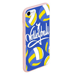 Чехол iPhone 7/8 матовый Волейбол 6, цвет: 3D-светло-розовый — фото 2