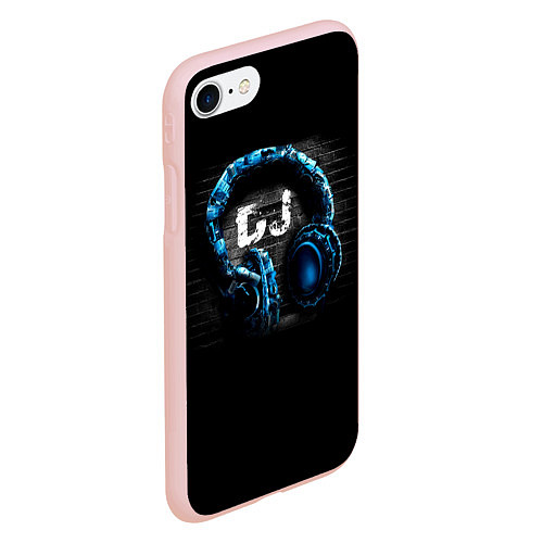 Чехол iPhone 7/8 матовый DJ / 3D-Светло-розовый – фото 2