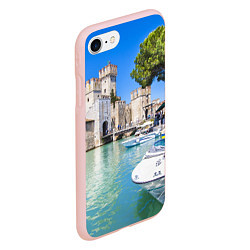 Чехол iPhone 7/8 матовый Италия, цвет: 3D-светло-розовый — фото 2