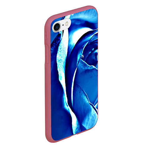 Чехол iPhone 7/8 матовый Роза / 3D-Малиновый – фото 2