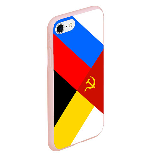 Чехол iPhone 7/8 матовый Вечная Россия / 3D-Светло-розовый – фото 2