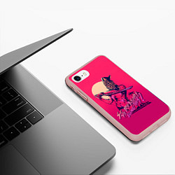 Чехол iPhone 7/8 матовый So we are actually doing this?, цвет: 3D-светло-розовый — фото 2