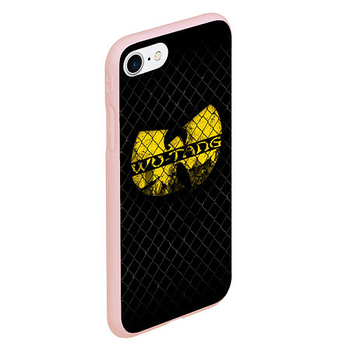 Чехол iPhone 7/8 матовый Wu-Tang Clan: Grid / 3D-Светло-розовый – фото 2