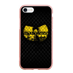 Чехол iPhone 7/8 матовый Wu-Tang Clan: Grid, цвет: 3D-светло-розовый