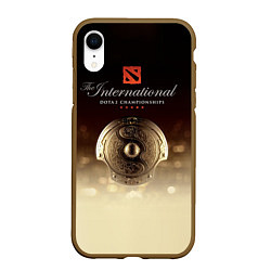 Чехол iPhone XR матовый The International Championships цвета 3D-коричневый — фото 1
