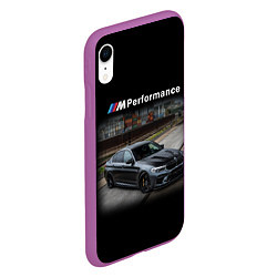 Чехол iPhone XR матовый BMW Z, цвет: 3D-фиолетовый — фото 2