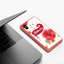 Чехол iPhone XS Max матовый Девичник, цвет: 3D-красный — фото 2