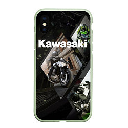 Чехол iPhone XS Max матовый Kawasaky