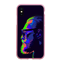 Чехол iPhone XS Max матовый McGregor Neon