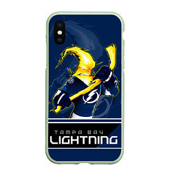 Чехол iPhone XS Max матовый Bay Lightning