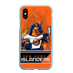 Чехол iPhone XS Max матовый New York Islanders