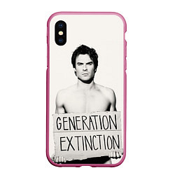 Чехол iPhone XS Max матовый Generation Extinction