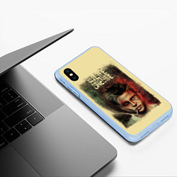 Чехол iPhone XS Max матовый This is your life, цвет: 3D-голубой — фото 2