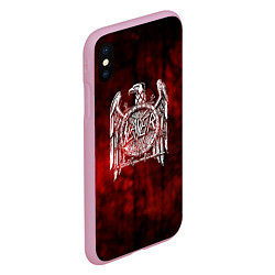 Чехол iPhone XS Max матовый Slayer: Blooded Eagle, цвет: 3D-розовый — фото 2