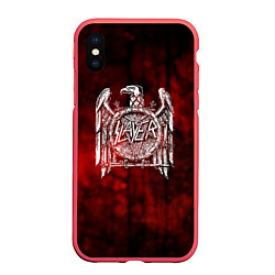 Чехол iPhone XS Max матовый Slayer: Blooded Eagle