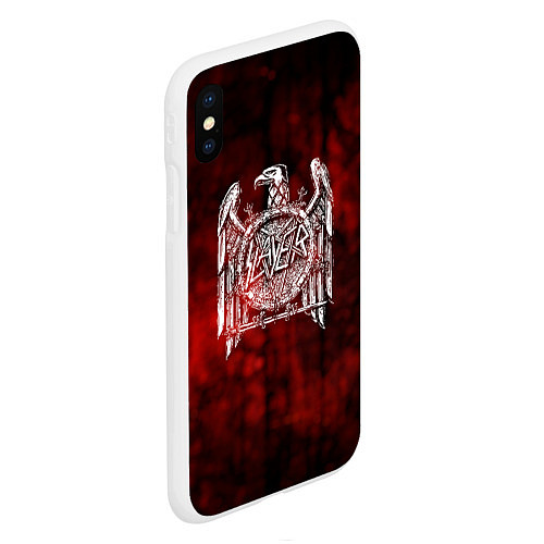 Чехол iPhone XS Max матовый Slayer: Blooded Eagle / 3D-Белый – фото 2