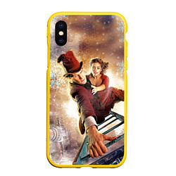 Чехол iPhone XS Max матовый Winter Dr Who