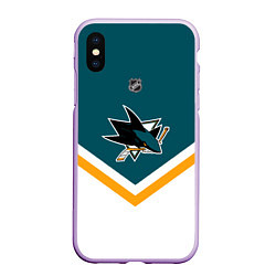 Чехол iPhone XS Max матовый NHL: San Jose Sharks