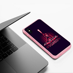 Чехол iPhone XS Max матовый Mario Tron, цвет: 3D-баблгам — фото 2
