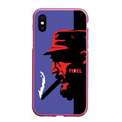 Чехол iPhone XS Max матовый Fidel