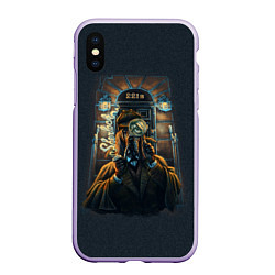 Чехол iPhone XS Max матовый Baker Street 221B