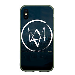 Чехол iPhone XS Max матовый Watch Dogs 2