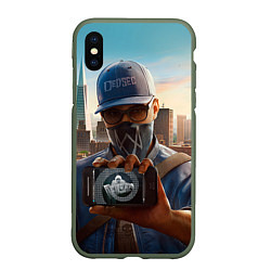 Чехол iPhone XS Max матовый Watch Dogs 2