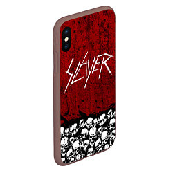 Чехол iPhone XS Max матовый Slayer Red, цвет: 3D-коричневый — фото 2