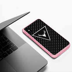 Чехол iPhone XS Max матовый Hipster Wonderland, цвет: 3D-баблгам — фото 2