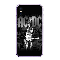 Чехол iPhone XS Max матовый AC/DC: Rock You