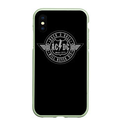 Чехол iPhone XS Max матовый AC/DC: Will never die