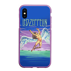 Чехол iPhone XS Max матовый Led Zeppelin: Angel