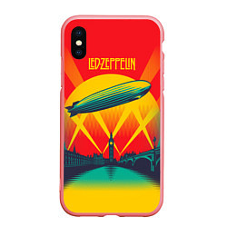 Чехол iPhone XS Max матовый Led Zeppelin: Hindenburg