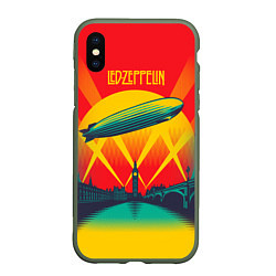 Чехол iPhone XS Max матовый Led Zeppelin: Hindenburg
