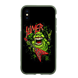 Чехол iPhone XS Max матовый Slayer Slimer