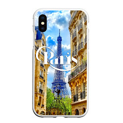 Чехол iPhone XS Max матовый Daytime Paris