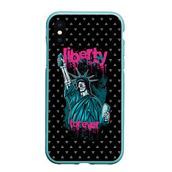 Чехол iPhone XS Max матовый Liberty Forever