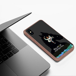 Чехол iPhone XS Max матовый Bojack Horseman, цвет: 3D-коричневый — фото 2